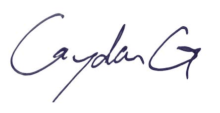 Cayden Goodridge signature
